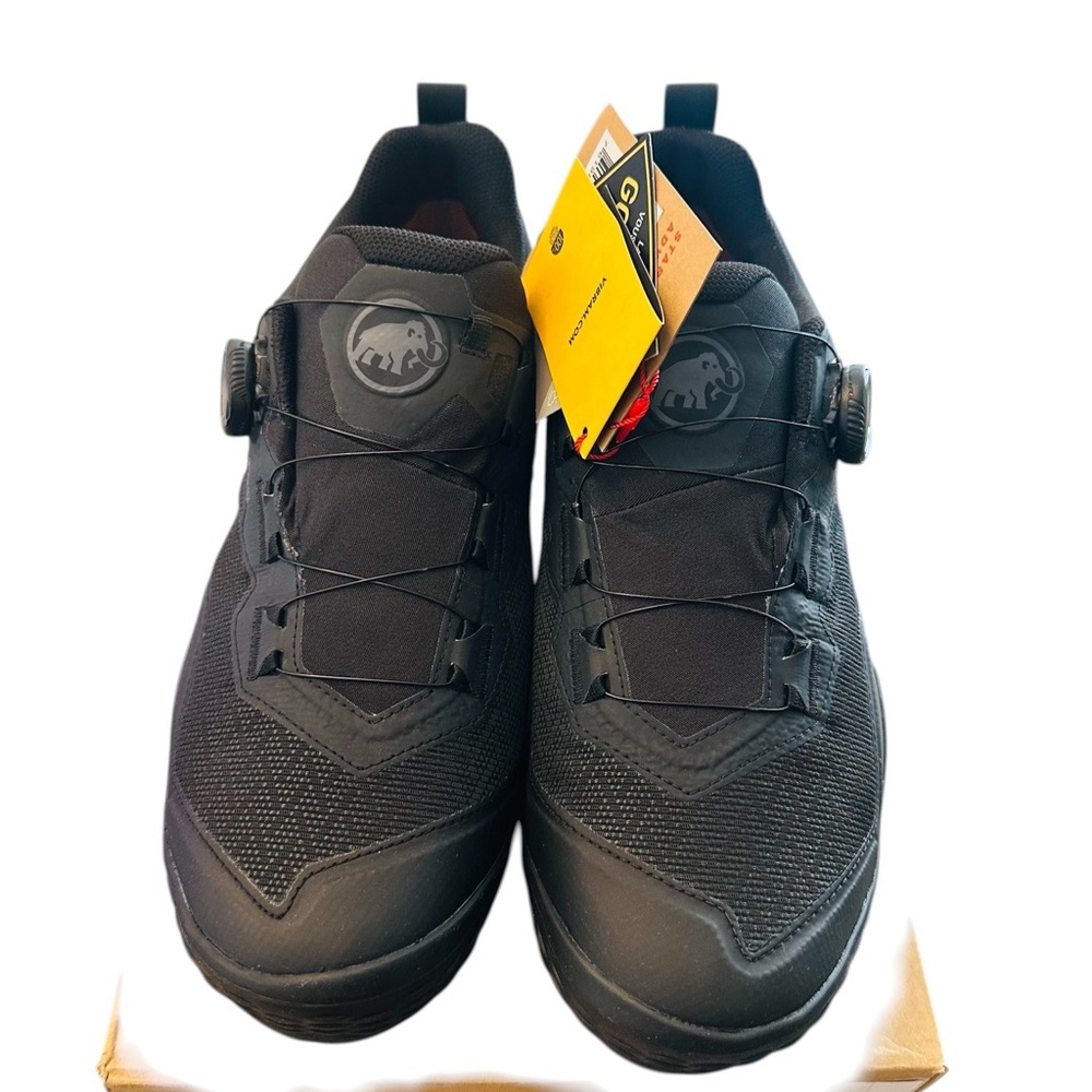 Mammut Ducan Boa Low GTX Men's Trail Shoes - Black US 10 RARE! NIB! - Picture 2 of 14